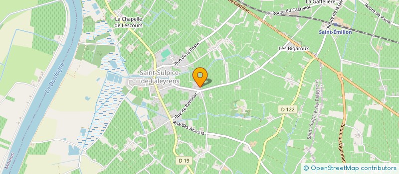 localisation de l'entreprise MONSIEUR WILLIAM BOEUF  SAINT-SULPICE-DE-FALEYRENS