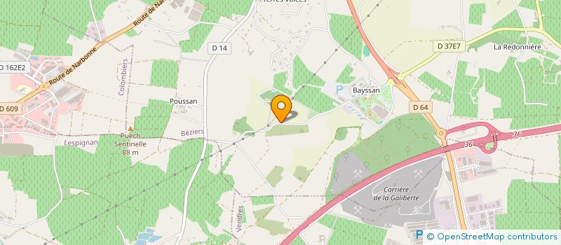 localisation de l'entreprise MONSIEUR WILLIAM BOGGIANO  CAZOULS-LES-BEZIERS