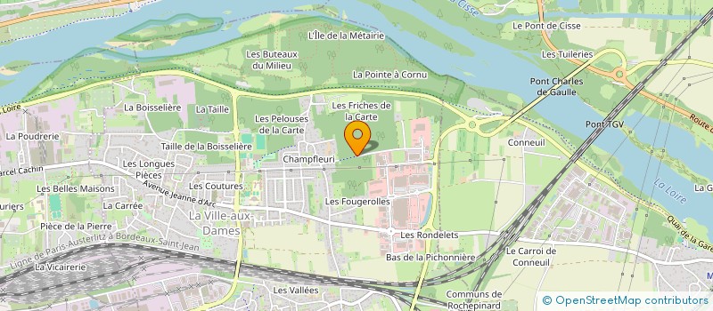 localisation de l'entreprise MONSIEUR WILLIAM BOIVIN  LA VILLE-AUX-DAMES