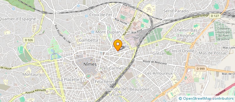 localisation de l'entreprise MONSIEUR WILLIAM BONDI  NIMES