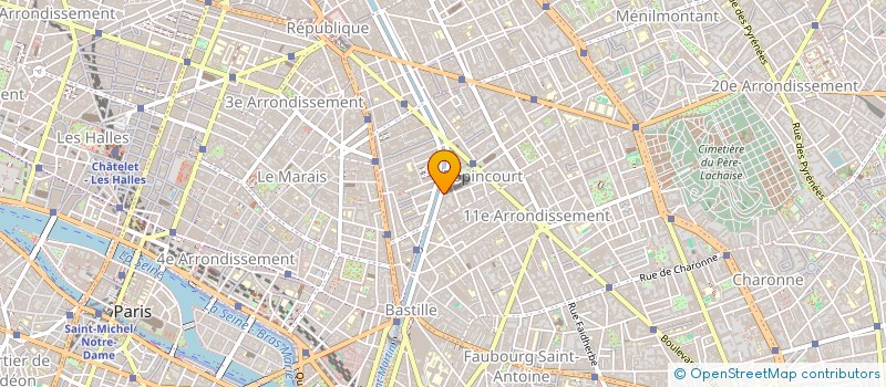 localisation de l'entreprise MONSIEUR WILLIAM BONHOMME  PARIS