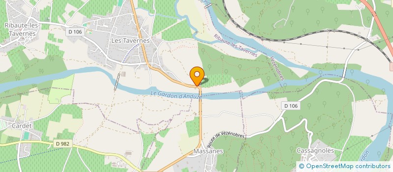 localisation de l'entreprise MONSIEUR WILLIAM BONNET  RIBAUTE-LES-TAVERNES