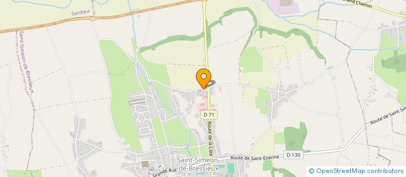 localisation de l'entreprise MONSIEUR WILLIAM BONNET  SAINT-SIMEON-DE-BRESSIEUX