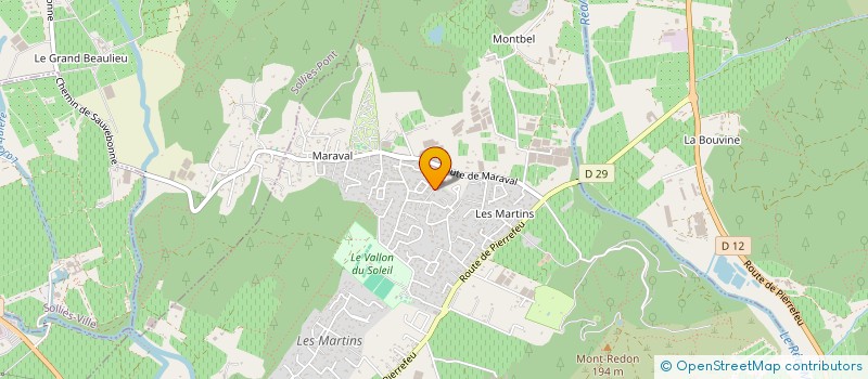 localisation de l'entreprise MONSIEUR WILLIAM BOR  LA CRAU