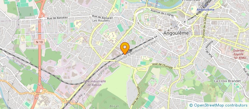 localisation de l'entreprise MONSIEUR WILLIAM BOUCARD à ANGOULEME