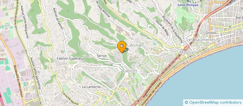 localisation de l'entreprise MONSIEUR WILLIAM BOUCHARIF à NICE