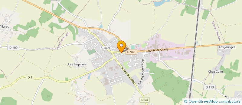 localisation de l'entreprise MONSIEUR WILLIAM BOUGEOIS  SAUZE-VAUSSAIS