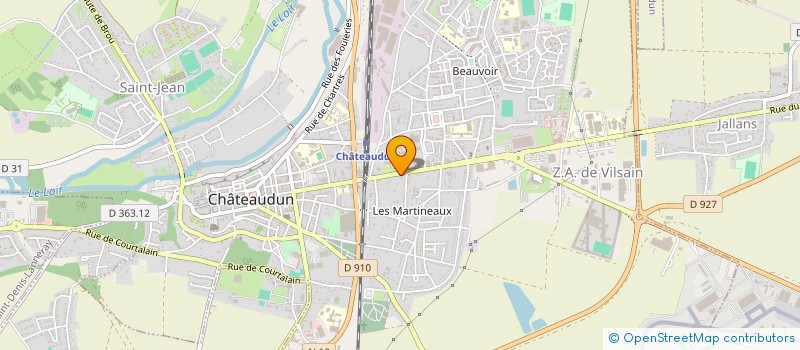 localisation de l'entreprise MONSIEUR WILLIAM BOUHOURS à CHATEAUDUN