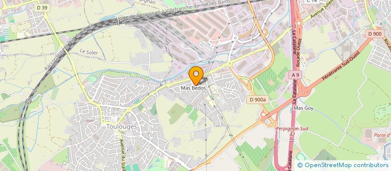 localisation de l'entreprise MONSIEUR WILLIAM BOURDET  PERPIGNAN