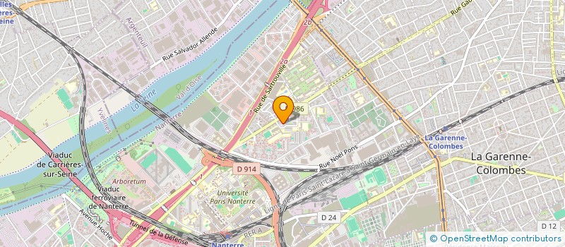 localisation de l'entreprise MONSIEUR WILLIAM BOURGEOIS  NANTERRE