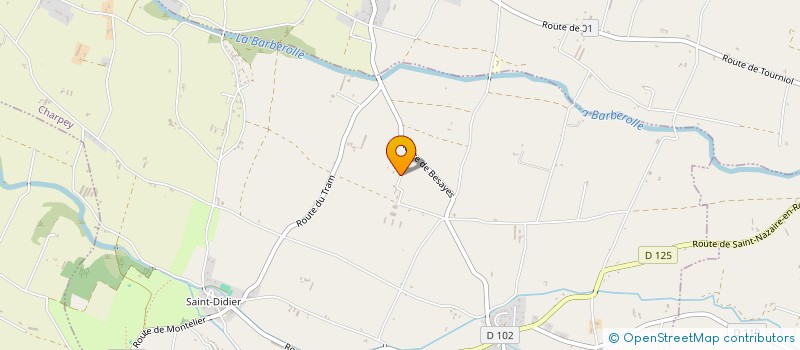 localisation de l'entreprise MONSIEUR WILLIAM BOURNE-CHASTEL  CHARPEY