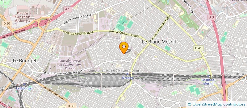 localisation de l'entreprise MONSIEUR WILLIAM BOUTCHAMA  DRANCY