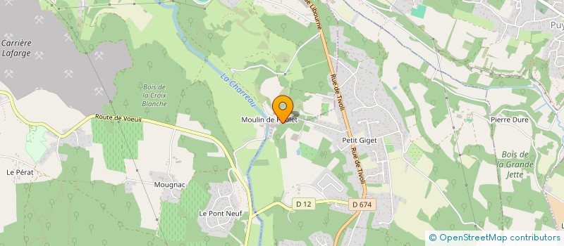 localisation de l'entreprise MONSIEUR WILLIAM BOUTILLIER à VŒUIL-ET-GIGET