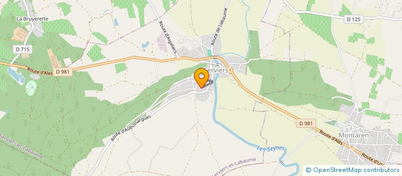 localisation de l'entreprise MONSIEUR WILLIAM BOYER  SERVIERS-ET-LABAUME