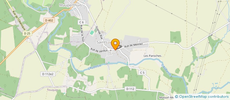 localisation de l'entreprise MONSIEUR WILLIAM BREDON  BEAUTHEIL-SAINTS