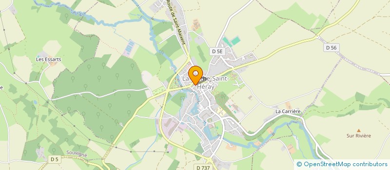 localisation de l'entreprise MONSIEUR WILLIAM BRESTROFF  LA MOTHE-SAINT-HERAY