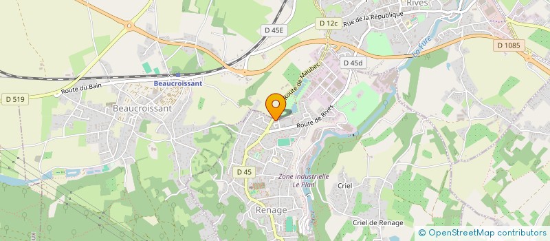 localisation de l'entreprise MONSIEUR WILLIAM BREUIL  RENAGE