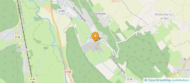 localisation de l'entreprise MONSIEUR WILLIAM BRODRICK  LE BEC-HELLOUIN