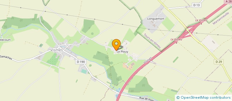 localisation de l'entreprise MONSIEUR WILLIAM BRUTELLE  VISMES