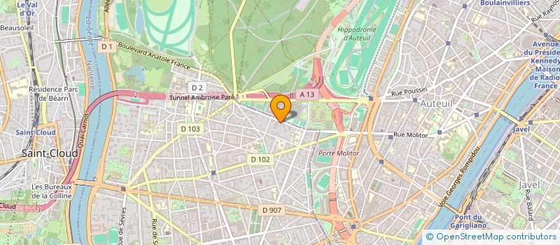 localisation de l'entreprise MONSIEUR WILLIAM BUENOS à BOULOGNE-BILLANCOURT