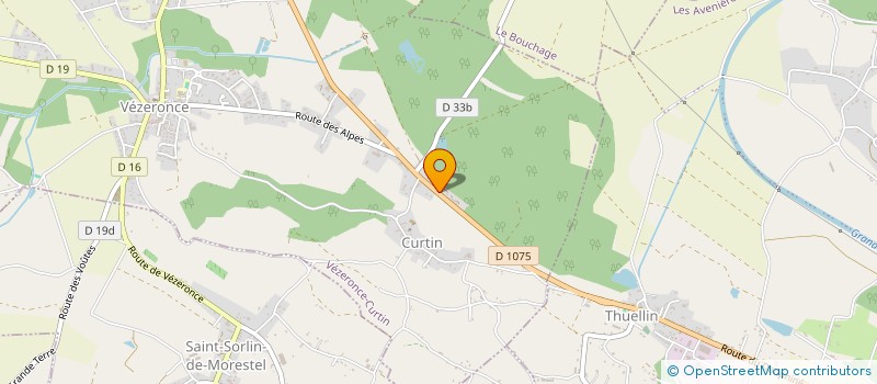 localisation de l'entreprise MONSIEUR WILLIAM BUFFET  VEZERONCE-CURTIN