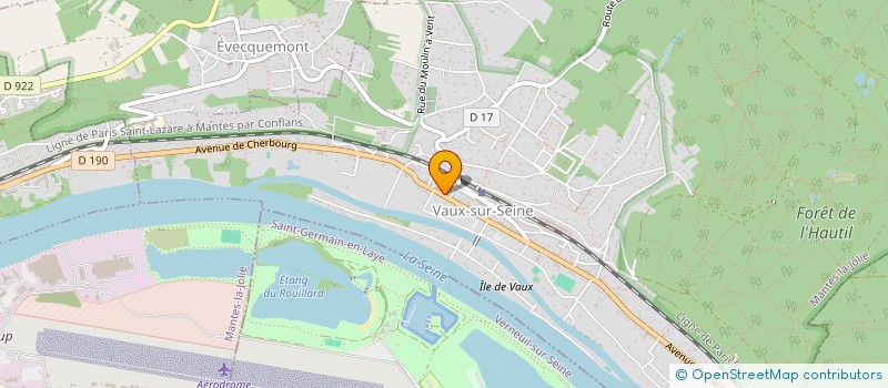 localisation de l'entreprise MONSIEUR WILLIAM BURT  VAUX-SUR-SEINE