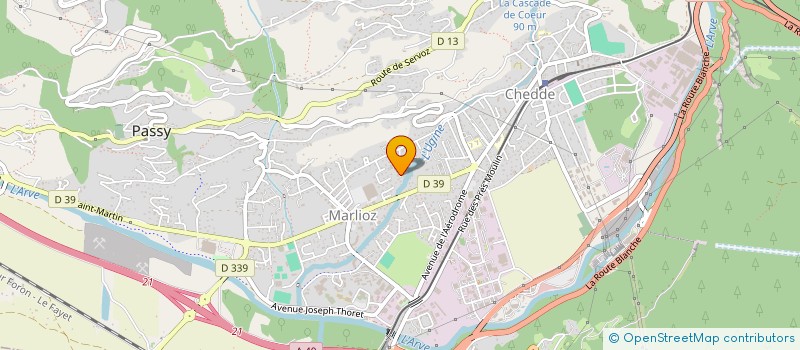 localisation de l'entreprise MONSIEUR WILLIAM BUSETTI  PASSY