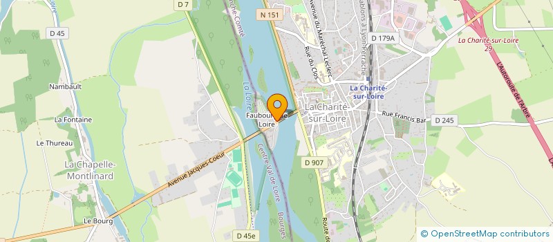 localisation de l'entreprise MONSIEUR WILLIAM CABANEL à LA CHARITE-SUR-LOIRE