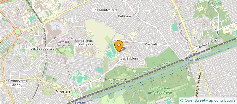 localisation de l'entreprise MONSIEUR WILLIAM CABRAL GONCALVES  SEVRAN