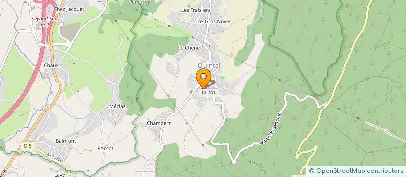 localisation de l'entreprise MONSIEUR WILLIAM CAMAND à QUINTAL