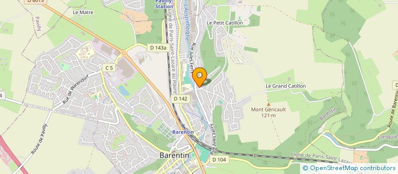 localisation de l'entreprise MONSIEUR WILLIAM CAMPION  BARENTIN