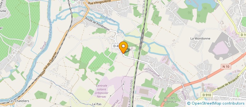 localisation de l'entreprise MONSIEUR WILLIAM CANCY  NERSAC