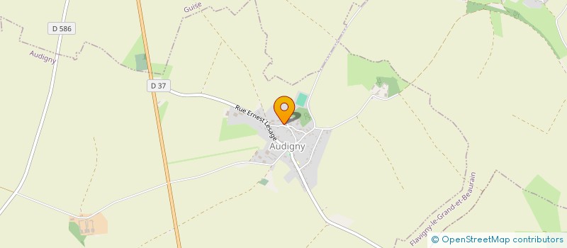 localisation de l'entreprise MONSIEUR WILLIAM CARPENTIER  AUDIGNY