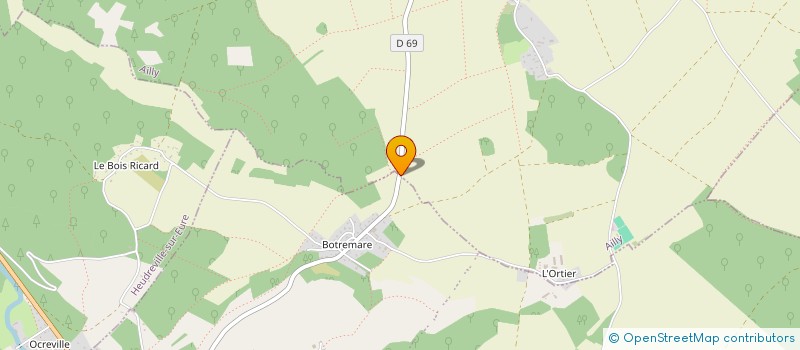 localisation de l'entreprise MONSIEUR WILLIAM CARRIE  CLEF VALLEE D'EURE