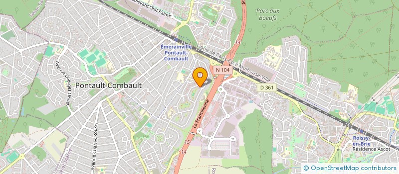 localisation de l'entreprise MONSIEUR WILLIAM CAZIN à PONTAULT-COMBAULT