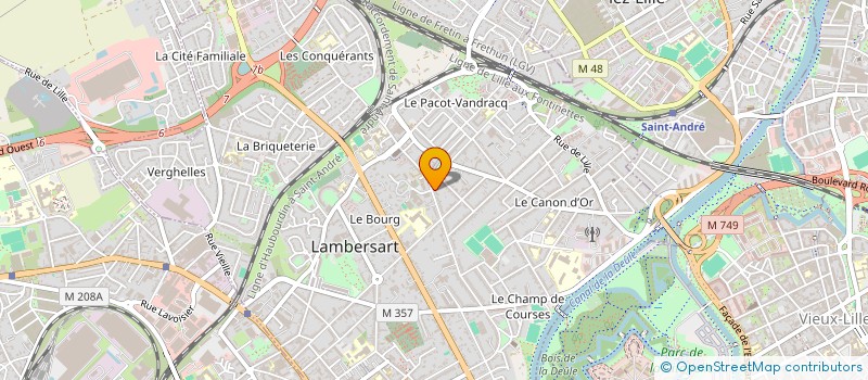 localisation de l'entreprise MONSIEUR WILLIAM CEREDE à LAMBERSART