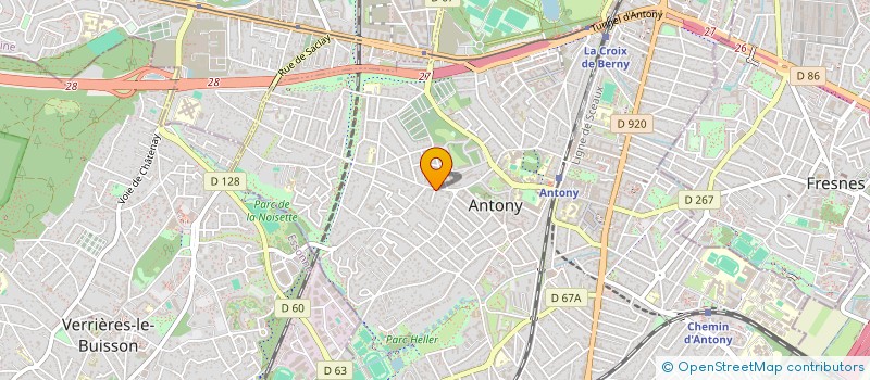 localisation de l'entreprise MONSIEUR WILLIAM CHANAUD DE LESTANG à ANTONY