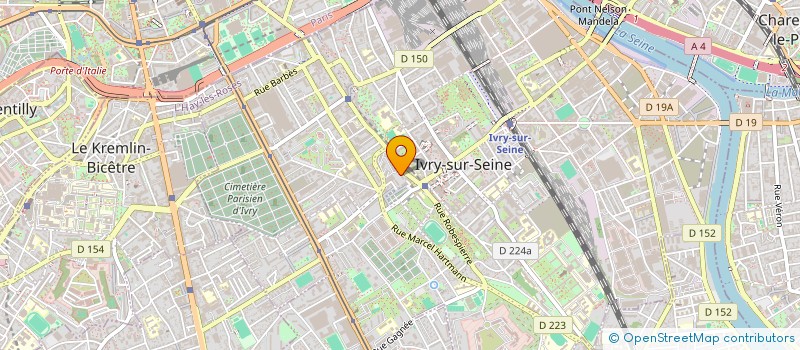 localisation de l'entreprise MONSIEUR WILLIAM CHANCONIE  IVRY-SUR-SEINE