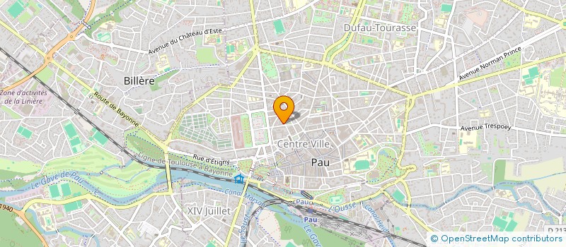 localisation de l'entreprise MONSIEUR WILLIAM CHARTIER à PAU