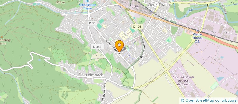 localisation de l'entreprise MONSIEUR WILLIAM CHAUMONT  THANN