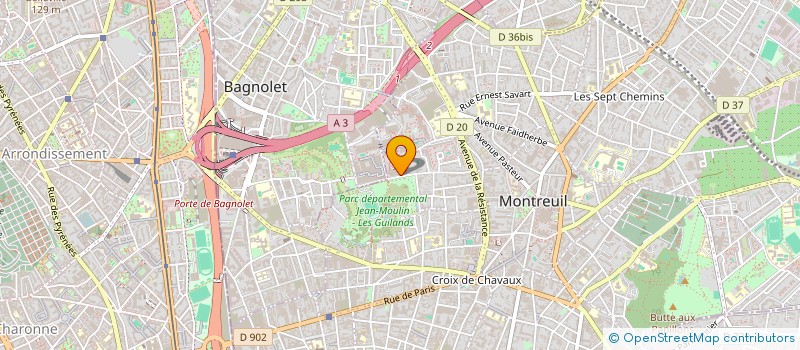 localisation de l'entreprise MONSIEUR WILLIAM CHEVI à MONTREUIL