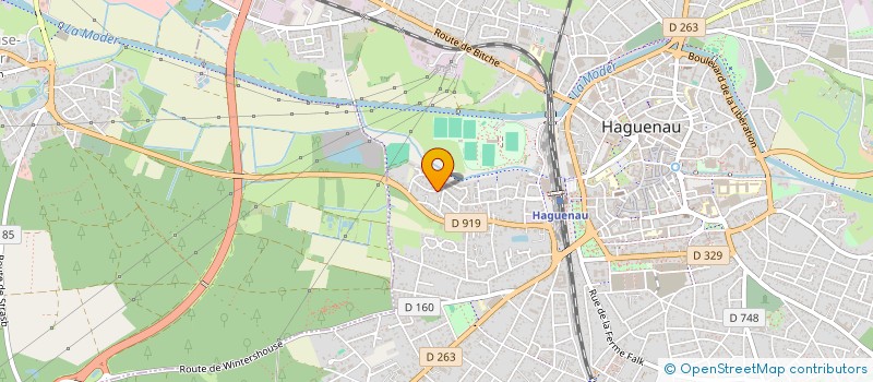 localisation de l'entreprise MONSIEUR WILLIAM CHRISTOPHEL  HAGUENAU