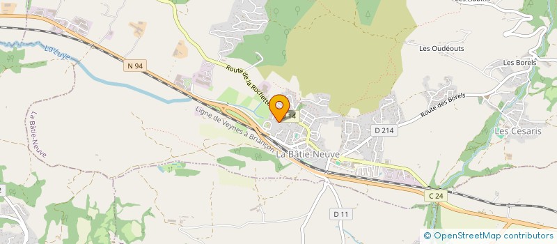 localisation de l'entreprise MONSIEUR WILLIAM CLAEGMAN  LA BATIE NEUVE