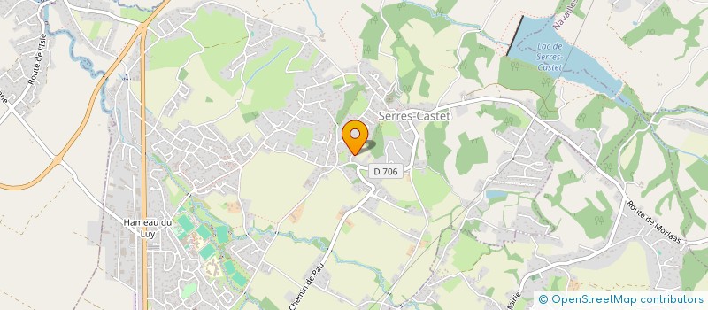 localisation de l'entreprise MONSIEUR WILLIAM CLODOMAR  SERRES-CASTET