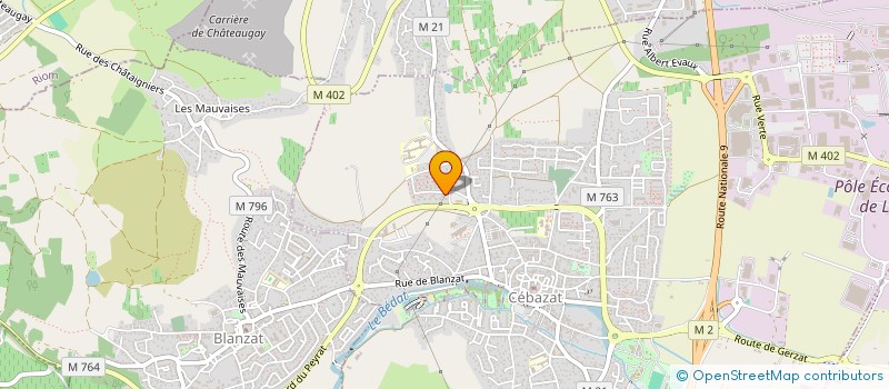 localisation de l'entreprise MONSIEUR WILLIAM COMBE  CEBAZAT