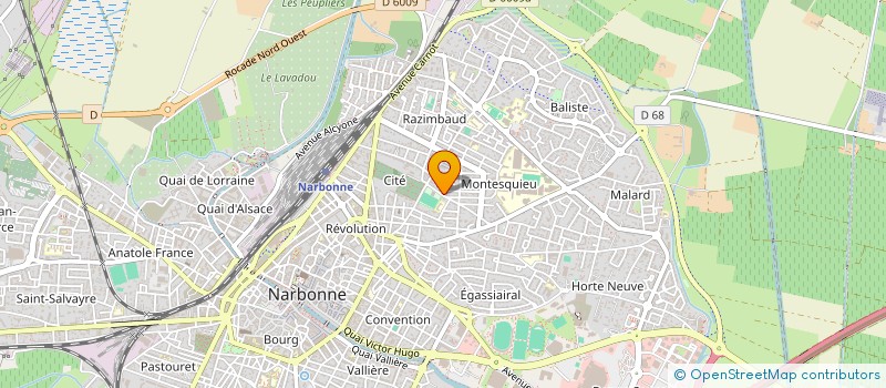localisation de l'entreprise MONSIEUR WILLIAM COMBETTE à NARBONNE