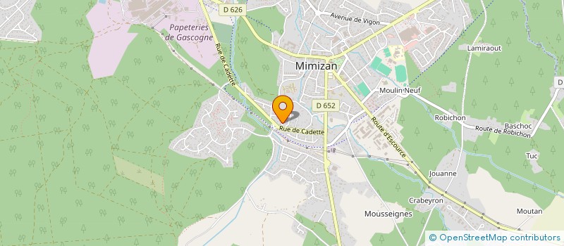 localisation de l'entreprise MONSIEUR WILLIAM COUTURIER  MIMIZAN