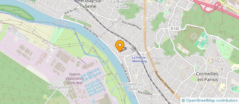 localisation de l'entreprise MONSIEUR WILLIAM CRAVO à LA FRETTE-SUR-SEINE
