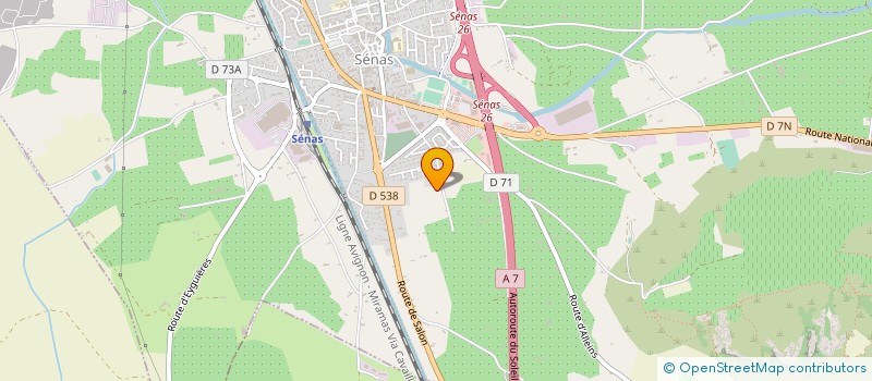 localisation de l'entreprise MONSIEUR WILLIAM CREPIN  SENAS