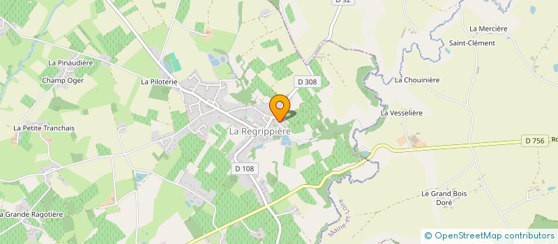 localisation de l'entreprise MONSIEUR WILLIAM CRUCHET à LA REGRIPPIERE